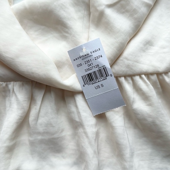 NWT American Eagle Blouse Tank Top Ivory size Small - Picture 3 of 4